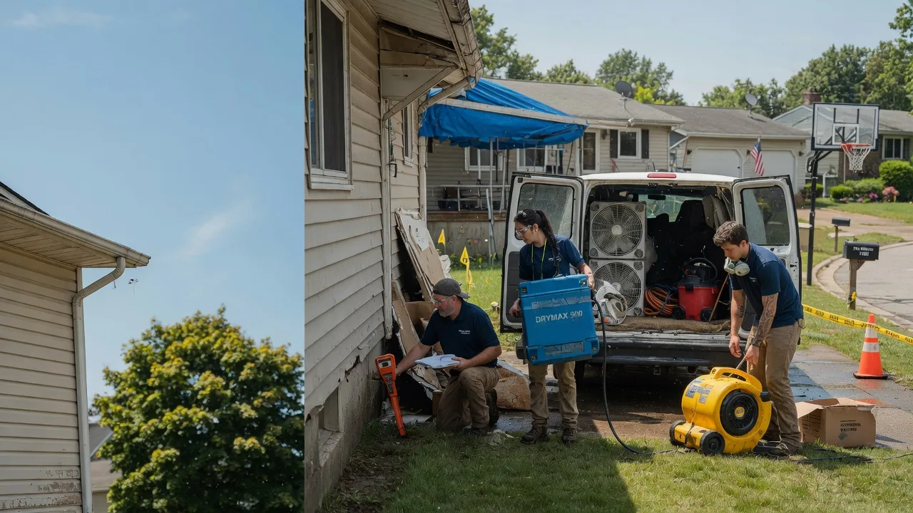 Ceiling Leak Cleanup in Winslow, IL near me